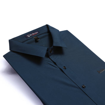 blue imported stretchable shirts for men