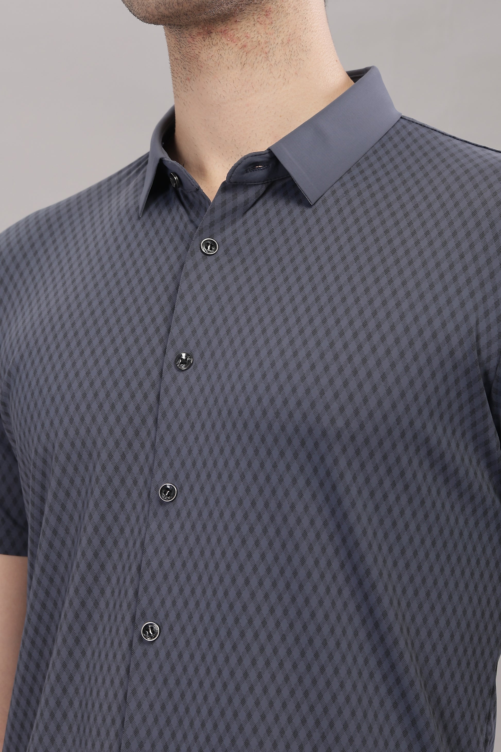 grey imported stretchable shirts for men
