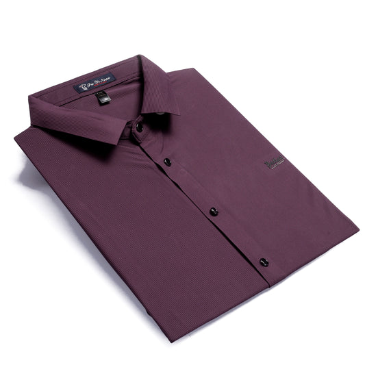 violet stretchable half sleev shirt