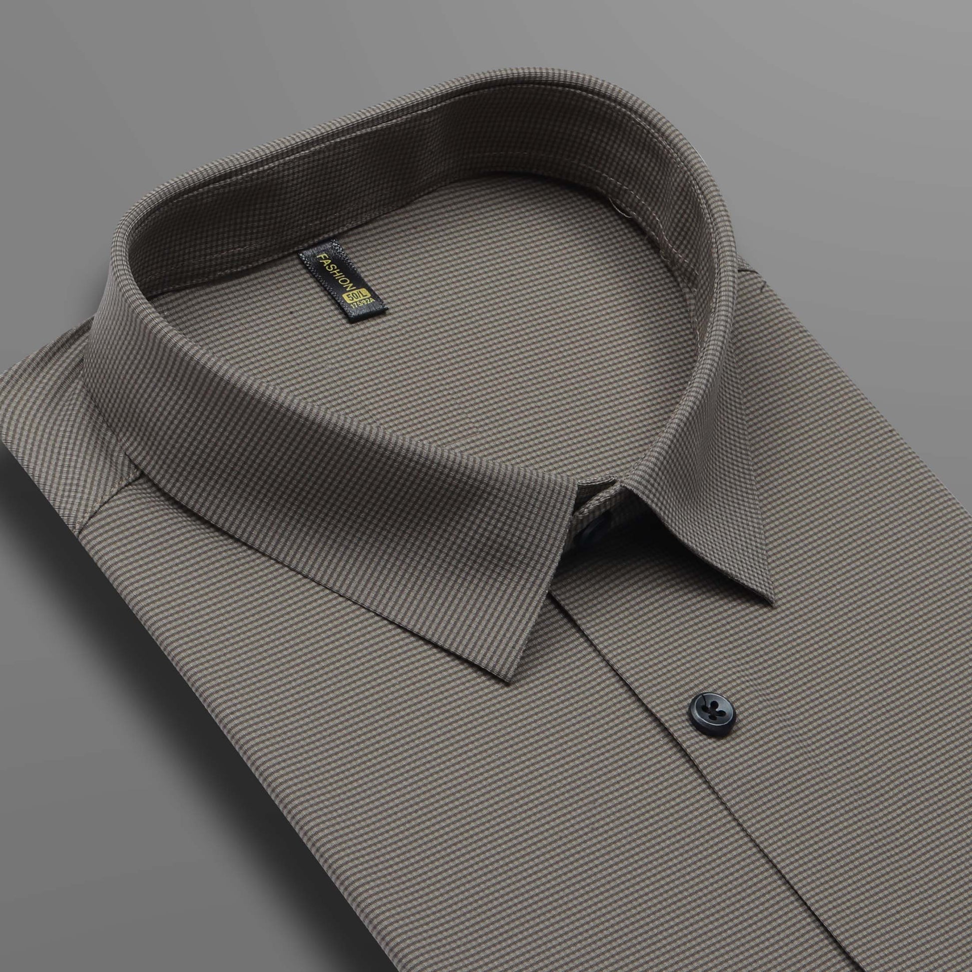 Grey stichless stretchable shirts for men