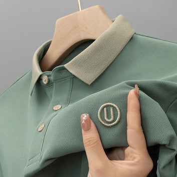 Light Green U Logo Half Sleeves Imported T Shirt
