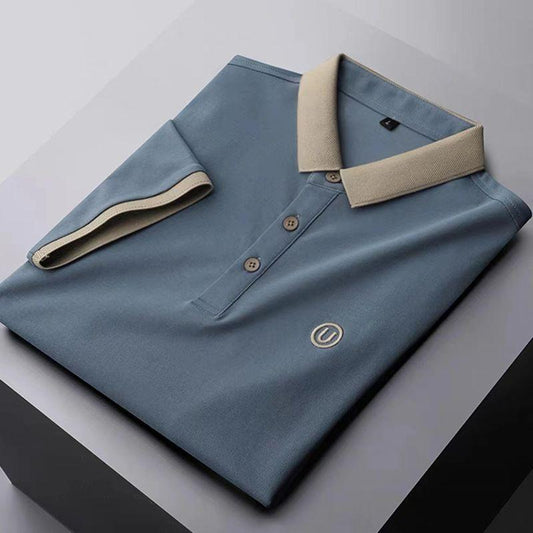 Blue U Logo Half Sleeves Imported T Shirt