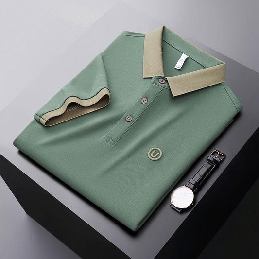Light Green U Logo Half Sleeves Imported T Shirt