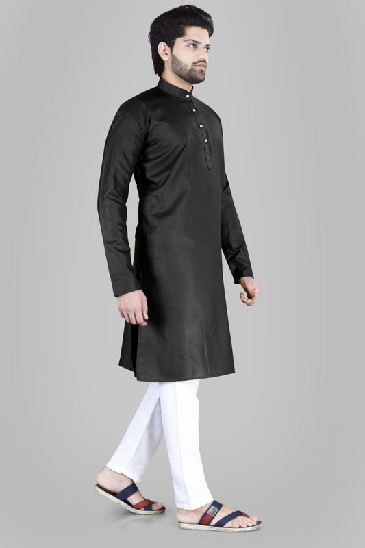 Men's Cotton Kurta With Pyjama Set