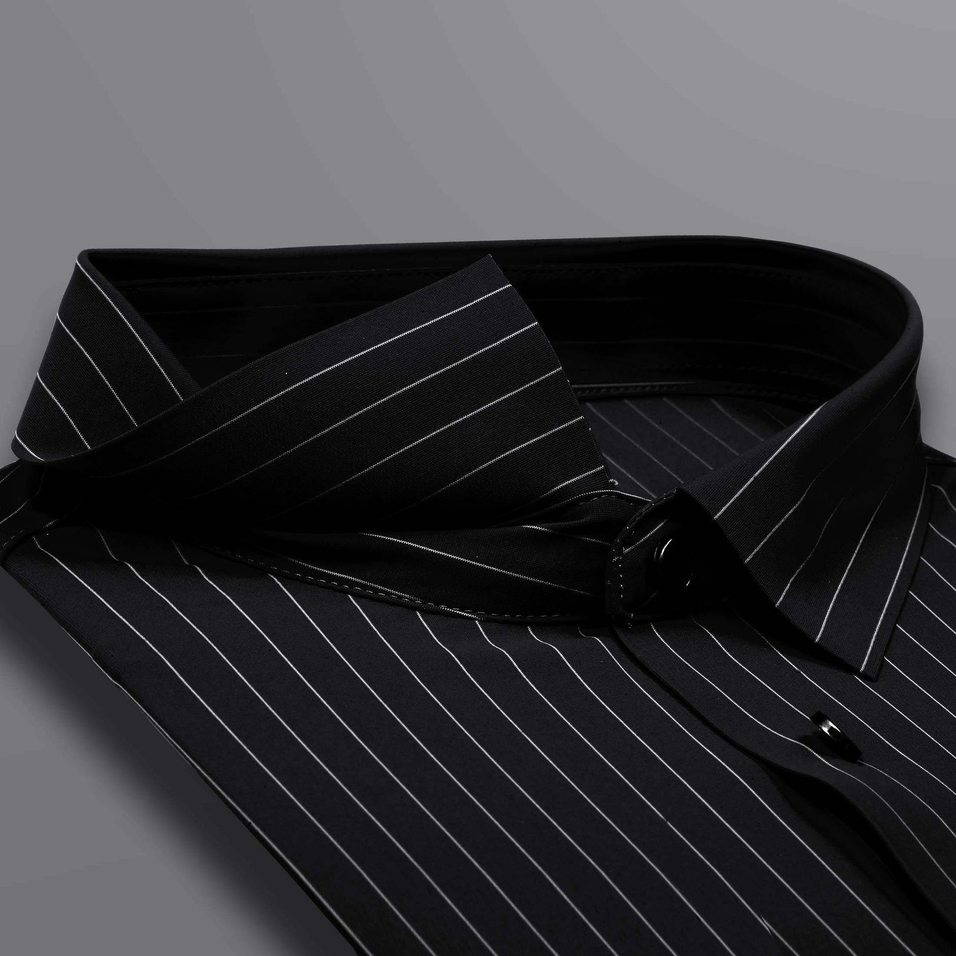 black striped imported mens shirts