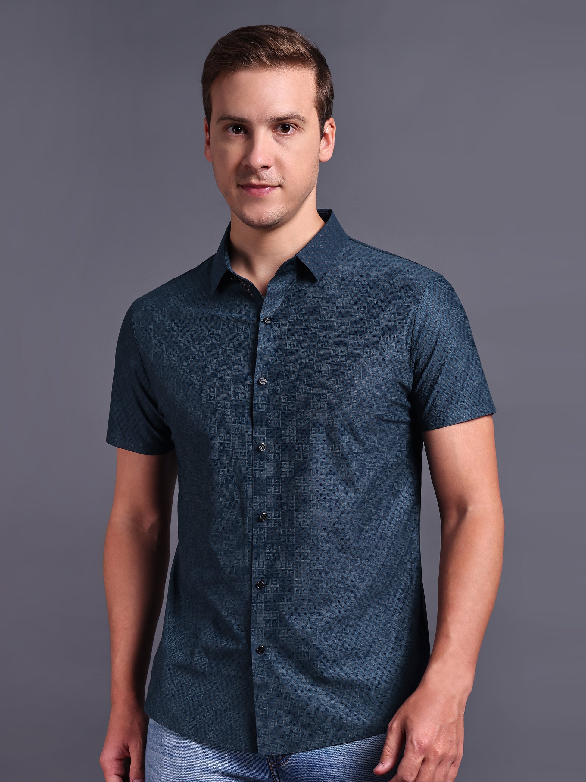 blue imported mens shirts