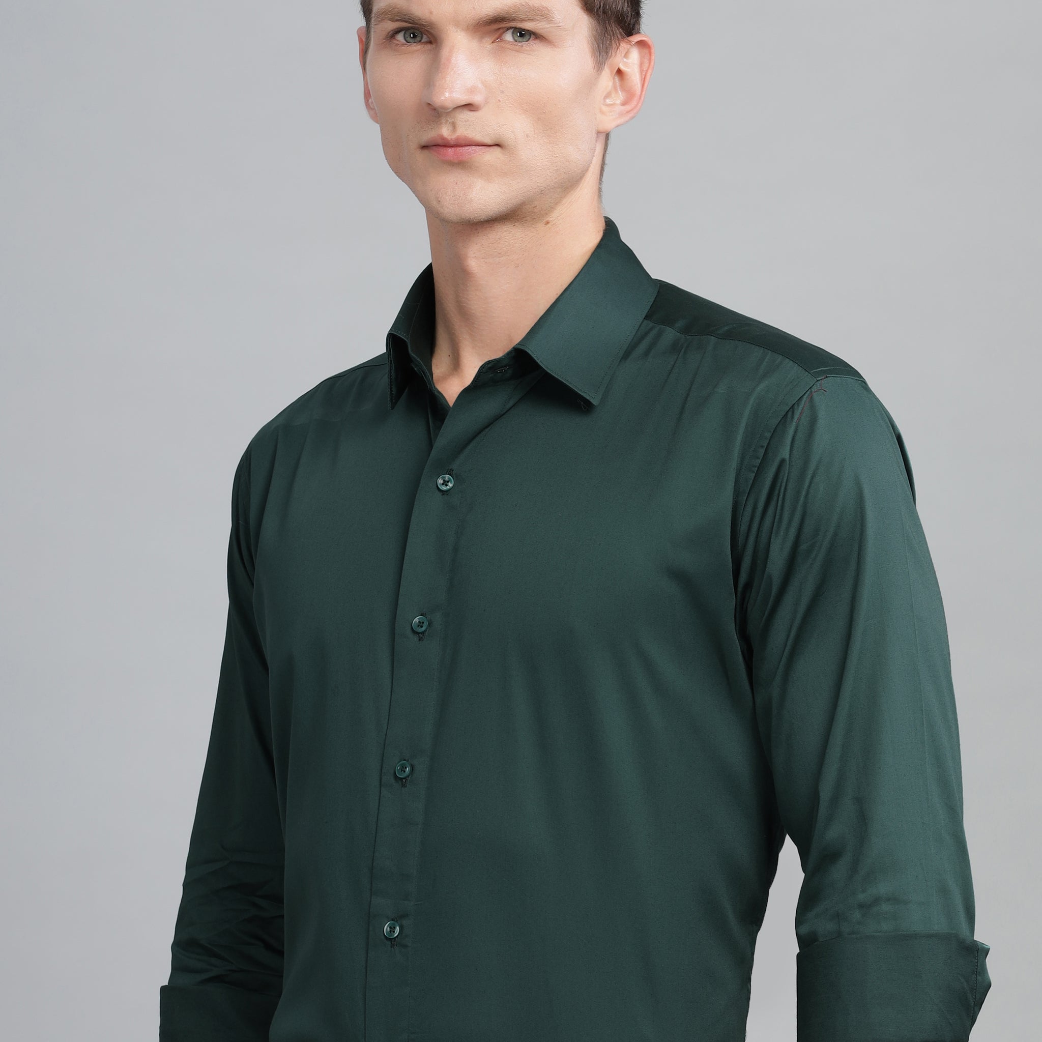 green cotton shirts for men branded