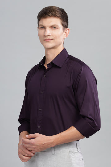 violet cotton shirts for men branded